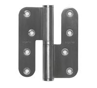 Argenta Paumelle réglable 100 x 86 mm inox brossé droite 31008644