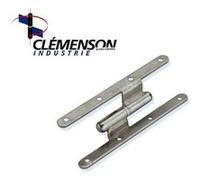 Paumelle renforcée à bague laiton TORBEL - 160x80x95 mm - Droite - RCNR168D1