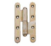 Paumelle renforcée - acier zingué - n ud rond - 140x55 - gauche FAURE