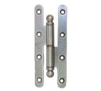 Paumelle rustique à vase acier poli verni bouts ronds droite ou gauche - JEAN BROS