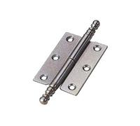 Paumelle rustique à vases acier poli 60x40mm gauche - - PO6240XF10