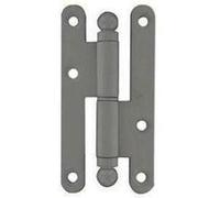 Paumelle rustique boule n°27 cémenté vernis 110x55mm droite - BROS - 27ARD11533 Blanc G