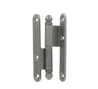 Paumelle rustique coudée à vase 110 x 60 x 70 poli verni bouts ronds droite ou gauche - JEAN BROS