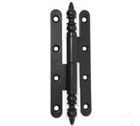 Paumelle à vase rustique - porte bois - fer noir - 140x55 mm - gauche QUESDEVILLE