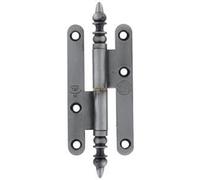 Paumelle à vase rustique - porte bois - fer patiné - 110x55mm - gauche QUESDEVILLE