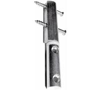 Paumelle sans lame 100 x 14,5 mm, zingué en boîte de 4