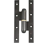 Paumelle standard droite noire - 190 mm x 80 mm - Clemenson