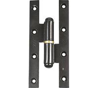 Paumelle standard droite noire - 190 mm x 80 mm - Clemenson