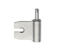 Lame universel mâle pour huisserie métallique gauche 35x43mm acier zingué - BOURG - M-789071