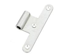 Paumelle universelle femelle réversible 110mm avec bouchon - BOURG - M-081131 Noir G