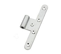 Paumelle universelle femelle réversible 140mm avec bouchon - BOURG - M-081211