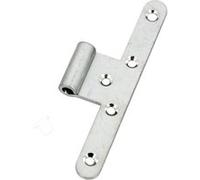 Paumelle universelle femelle réversible 140mm avec bouchon - BOURG - M-081211