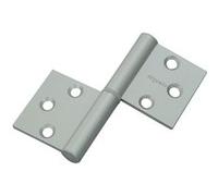 Paumelle universelle hauteur 102mm longueur 94mm - ARGENTA - 8084103 Blanc G