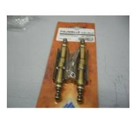 Paumelle vase charnière meuble - Acier - Décor bronze - 100 mm - Lot de 2 pièces