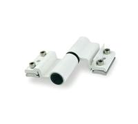 Paumelle Velox Top alu 5500I FAPIM 2 lames EL 17mm - Noir 9005 - 5520-37