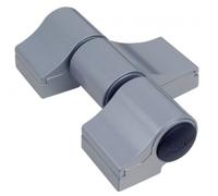 Paumelles à vissage direct pour porte d'entrée Loira+ à 3 lames - gris FAPIM