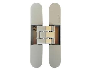 Paumelles invisibles menuiserie bois - zamak chromé - 80/100kg lot de 2 KRONA KOBLENZ