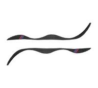 Paupières De Phare Pour BMW Série 3 E46 1998 1999 2000 2001 2002 2003 2004 2005 Garniture Couverture De Sourcil De Paupière De Phare Avant De Voiture Sourcil De Phare De Voiture(With 3-Color Strip)