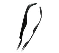 Paupières De Phare Pour BMW Série 3 E46 2 Portes Coupé 2002-2005 Véritable Fiber De Carbone Phare Phare Lampe Couverture Paupière Sourcil Garniture Sourcil De Phare De Voiture