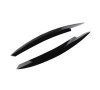 Paupières De Phares De Voiture Pour VW Pour Golf 6 VI | MK6 GTI Pour GTR GTD 2008 - 2013 ABS Voiture Phare Paupières Couverture Garniture Autocollants(Common black)