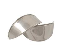Paupières de phares en Inox poli pour Volkswagen Coccinelle & Combi 68-> - par 2
