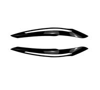 Paupières de phares pour BMW Série 1 F20 F21 2010-2015 Noir Brillant Sourcils de phares Avant Garniture décorative caches de Sourcils de phares (B)