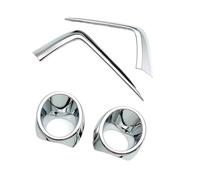 Paupières masque front phare Couvercle de phare antibrouillard Av&ant pour Pilot 2019 2020 SUV bande d'angle pour paupières et sourcils