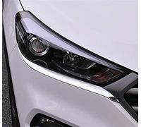 Paupières Sourcils, pour Hyundai, pour Tucson 2016-2018 Accessoires Chrome Avant Phare Lampe paupière sourcil Bande Couverture Garniture sourcil Couverture Phare Sourcils