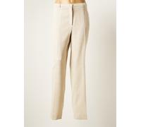 pauporté pantalons femme de couleur beige 48