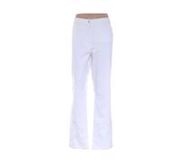 pauporté pantalons femme de couleur blanc