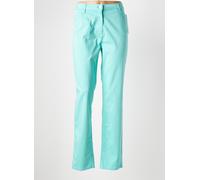pauporté pantalons femme de couleur bleu 46
