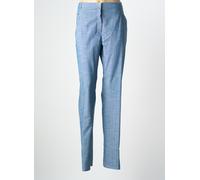 pauporté pantalons femme de couleur bleu 50