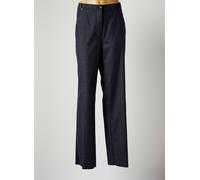 pauporté pantalons femme de couleur bleu 50