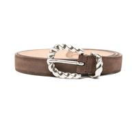 Paura - Cris Belt with Braided Tripty - Homme - Accessoires - Brun - Taille: L
