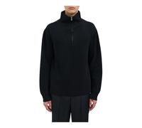 Paura - Maglia Mezza Zip Helsinki - Homme - Pulls - Noir - Taille: L