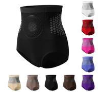 Pauraju Short taille haute pour brûler les graisses, short thermogénique 4 en 1 pour brûler les graisses, short sculptant en micro-particules, sans couture, contrôle du ventre, sous-vêtement Pauraju