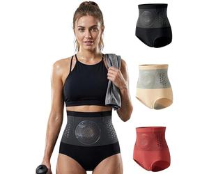 Pauraju Thermogenic Fat-Burning Sculpting Shorts, High-Waisted Tummy Control Shapewear for Everyday Wear and Workout (Black, XL)