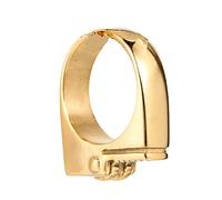 PAURO Hommes en Acier Inoxydable Personnelle Briquet Anneau Pendentif RéTro Punk Collier Or sans Chaîne