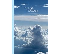 Pause: Cloud themed lined book for Men & Women | Taking down work notes, academic notes or journaling