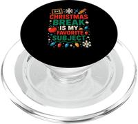 Pause de Noël pour Enseignant, thème préféré des Adultes PopSockets PopGrip pour MagSafe