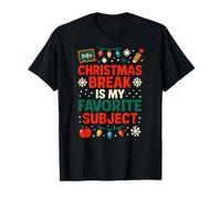 Pause de Noël pour Enseignant, thème préféré des Adultes T-Shirt