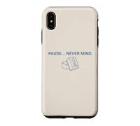 Pause, ne t'en Fais Pas, Mahjong Coque pour iPhone XS Max