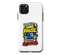 Pause Sept Secondes Infirmière de Nuit Humour Cadeau Coque pour iPhone 11 Pro Max