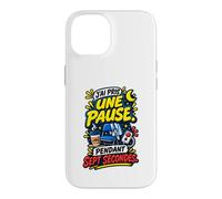 Pause Sept Secondes Infirmière de Nuit Humour Cadeau Coque pour iPhone 14