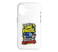 Pause Sept Secondes Infirmière de Nuit Humour Cadeau Coque pour iPhone 16
