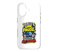 Pause Sept Secondes Infirmière de Nuit Humour Cadeau Coque pour iPhone 17