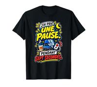 Pause Sept Secondes Infirmière de Nuit Humour Cadeau T-Shirt Graphique avec Valeur
