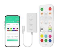 PAUTIX SP548E LED Contrôleur WIFI/Bluetooth Work for Alexa for WS2811 WS2812 Adressable Bande LED Dream Colour Pixels Light DC5V-24V RF Télécommande/APP(PAS pour Bandes LED RGB sans IC)