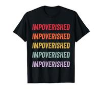 Pauvre T-Shirt Graphique avec Valeur
