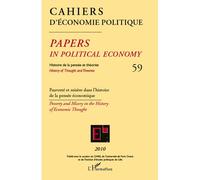 Pauvreté et misère dans l'histoire de la pensée économique - Collectif - L'harmattan - broché - Revue
